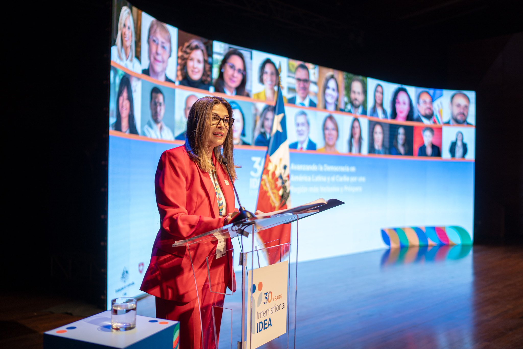 Discurso de Marcela Ríos Tobar durante el evento regional de celebración de los 30 años de IDEA Internacional, 3 de septiembre de 2025