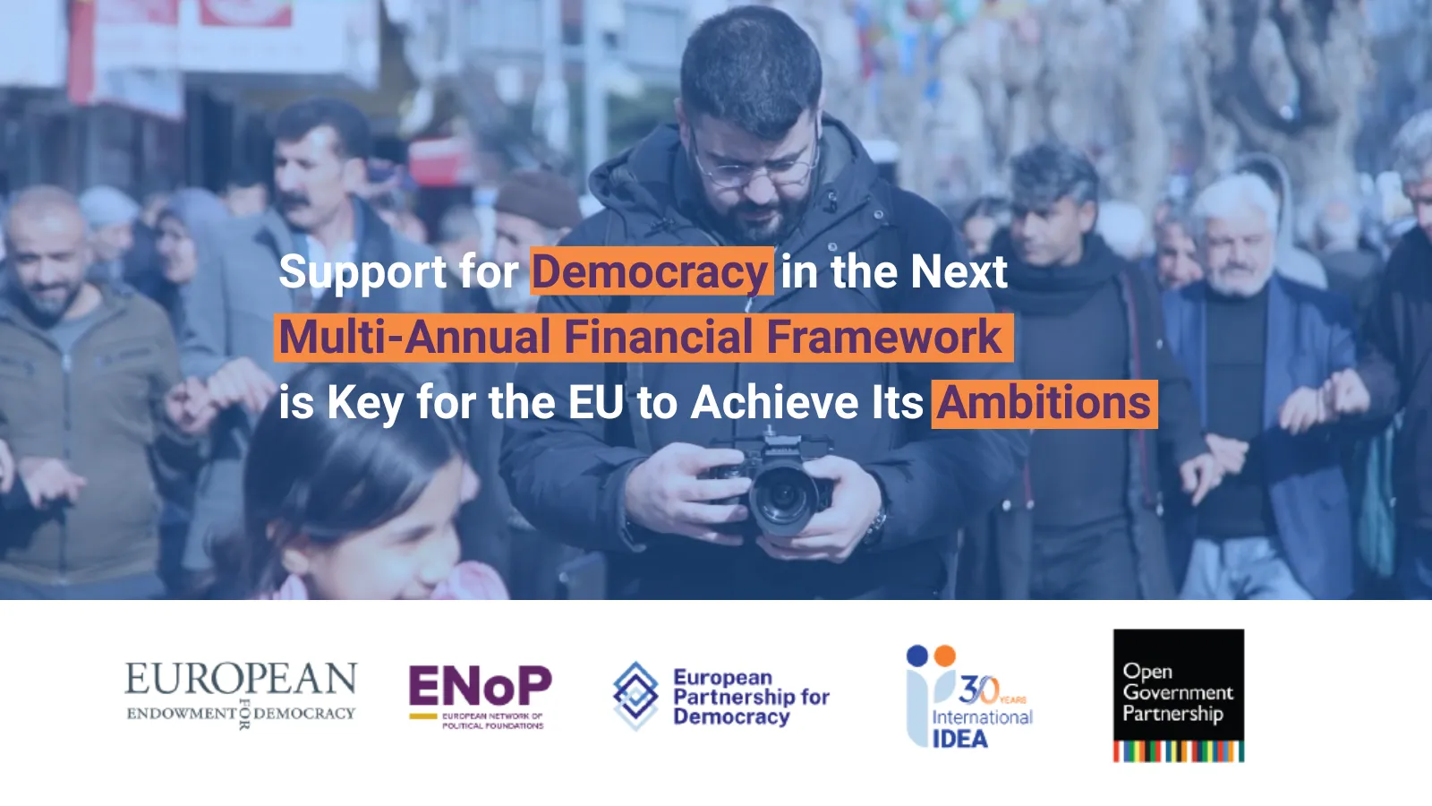 Image on joint statement about EU support for democracy.