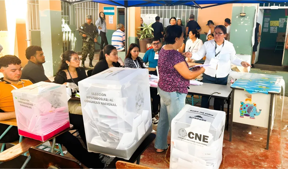 IDEA Internacional visitó centros de votación en Comayagua y Tegucigalpa. Crédito de la imagen: Nicolás Liendo, IDEA Internacional