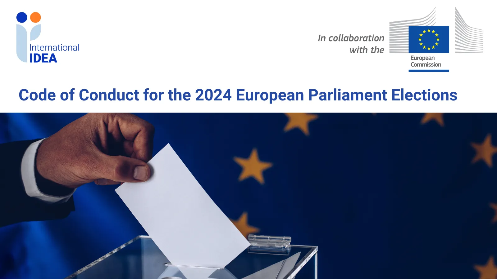 Code of Conduct for the 2024 European Parliament Elections image.