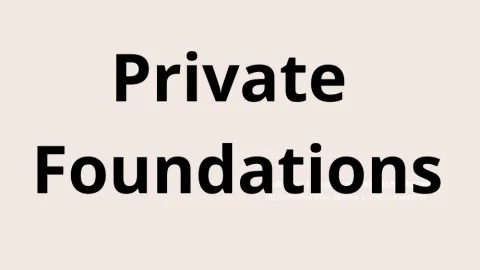 Private foundations